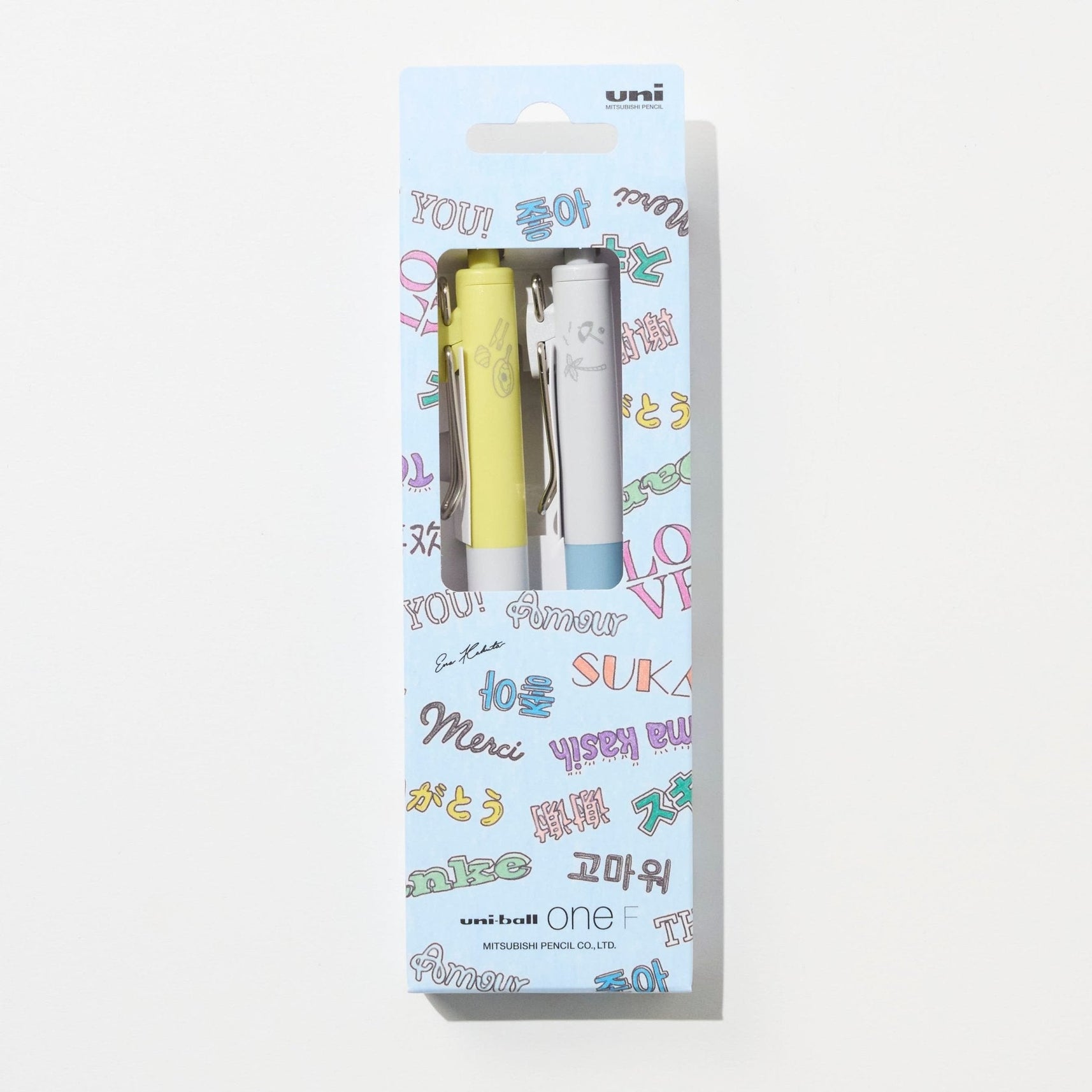 Mitsubishi Pencil | Gel Pens | 0.38mm | Uni One & One F | Ena Kakuta Set