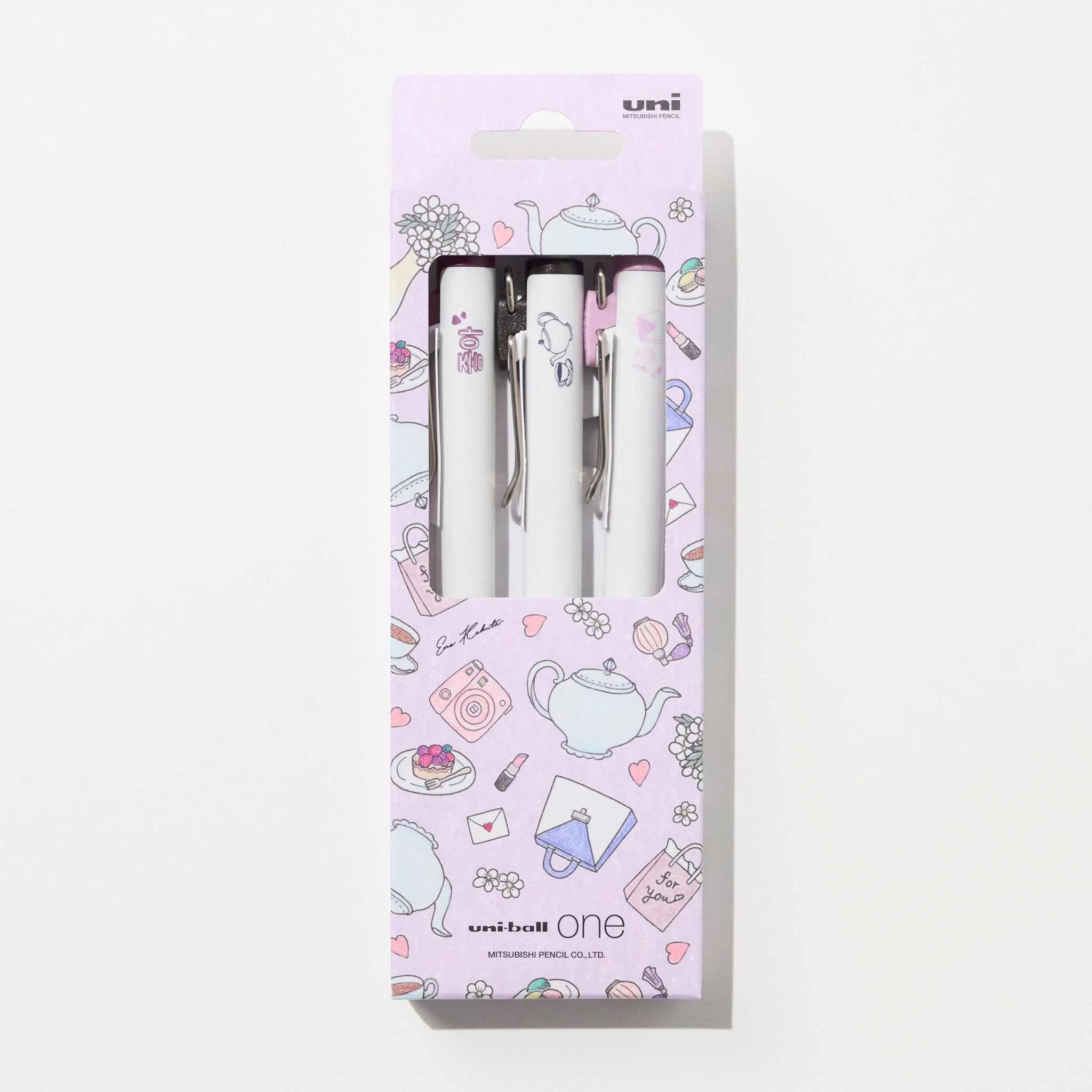 Mitsubishi Pencil | Gel Pens | 0.38mm | Uni One & One F | Ena Kakuta Set