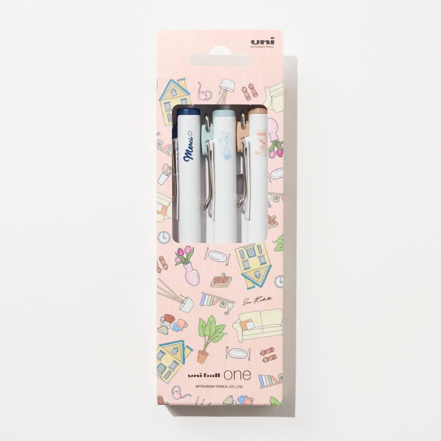 Mitsubishi Pencil | Gel Pens | 0.38mm | Uni One & One F | Ena Kakuta Set