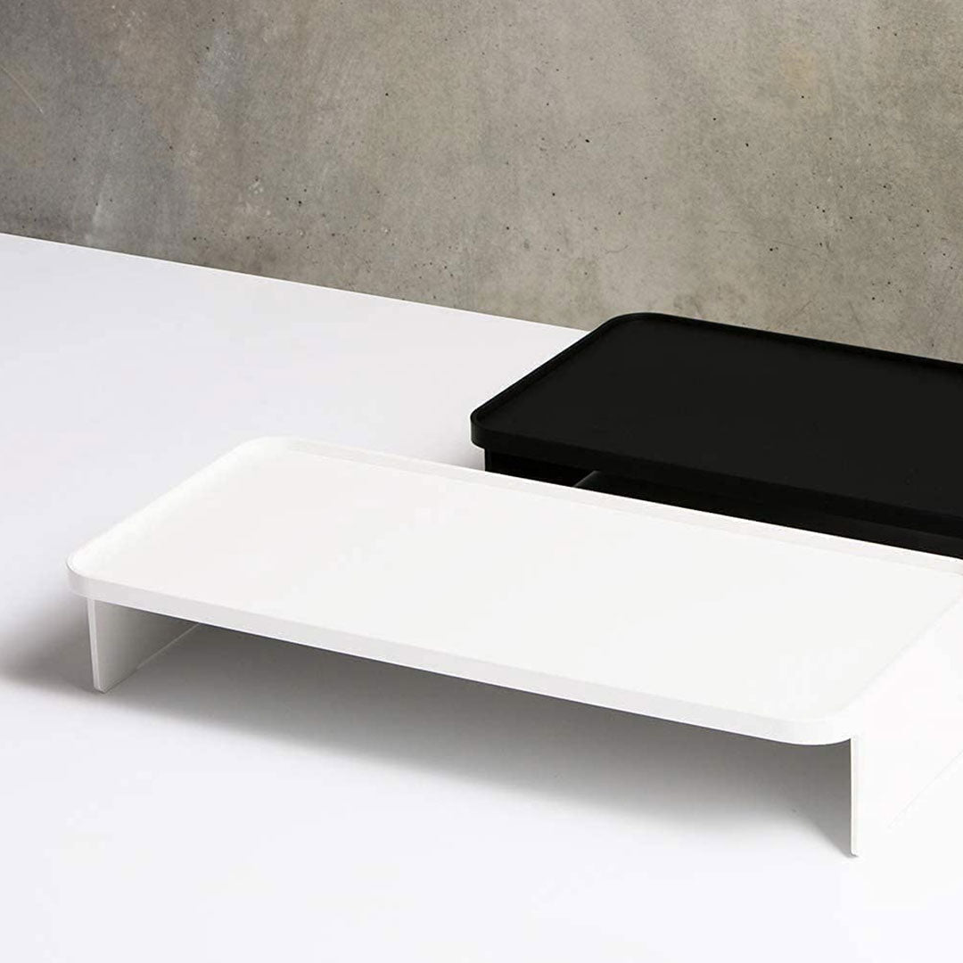 Litem Monitor Stand Up Desk Organizer Set - Black