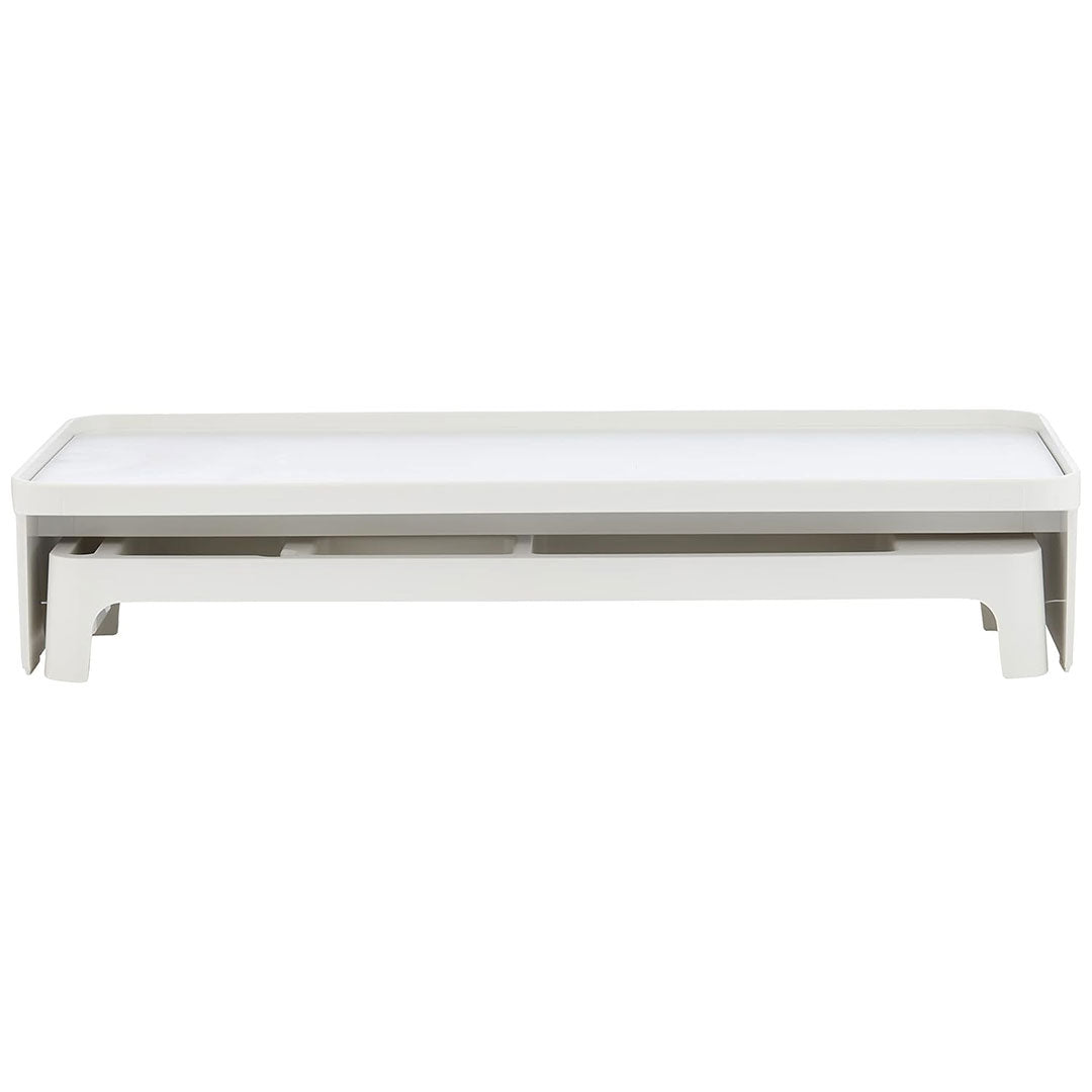 Litem Monitor Stand Up Desk Organizer Set - White