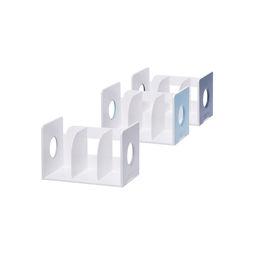 Litem Book Rack with 3 Compartments My Room - Cool Grey