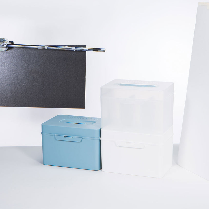 Litem My Cube Multi Utility Storage Box with Lid - Smog