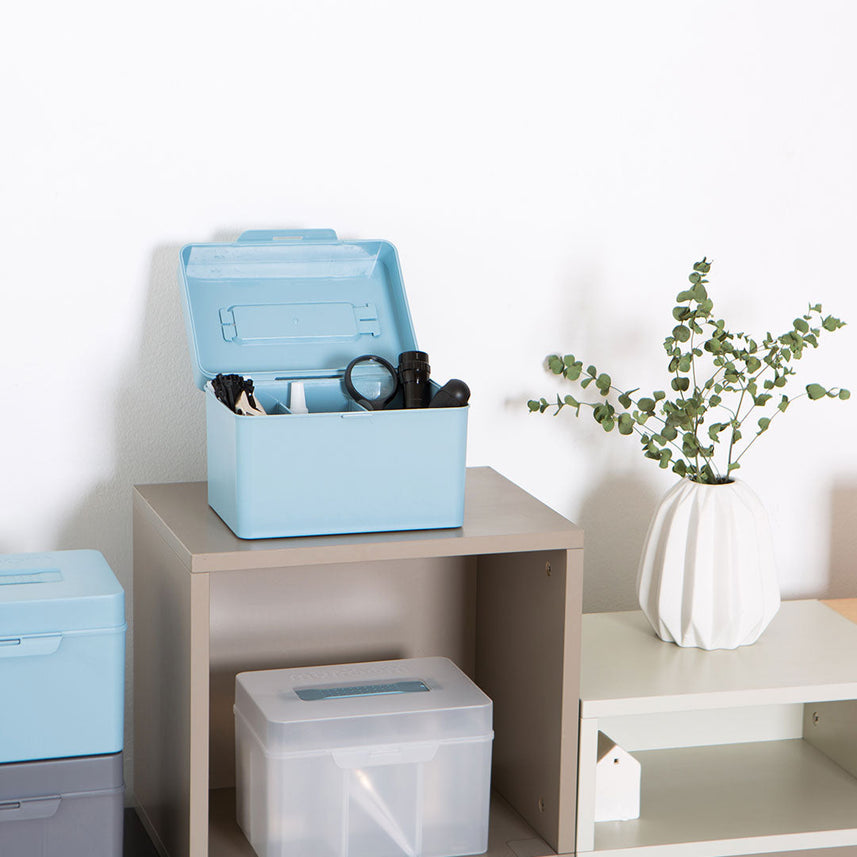 Litem | Multi Utility Storage Box With Lid | Orgnaizer | Smog |My Cube|  For Office & Home