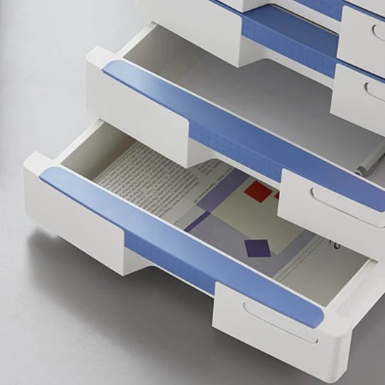 Sysmax New Max Lockable File Cabinet 5 Drawers - Grey