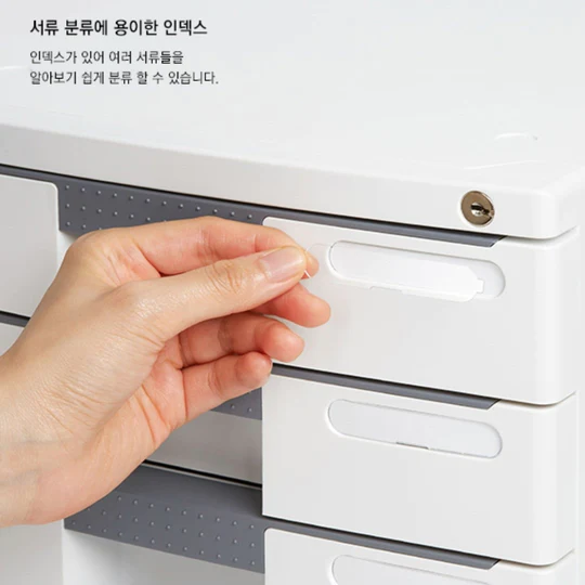 Sysmax New Max Lockable File Cabinet 5 Drawers - Blue