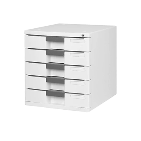 Sysmax New Max Lockable File Cabinet 5 Drawers - Grey
