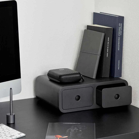 Sysmax Storage Box Monitor Stand - White