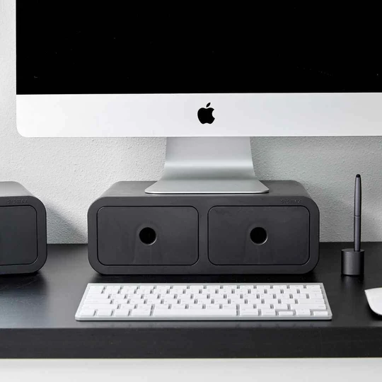 Sysmax | Storage Box | Monitor Stand | White | For Office & Home