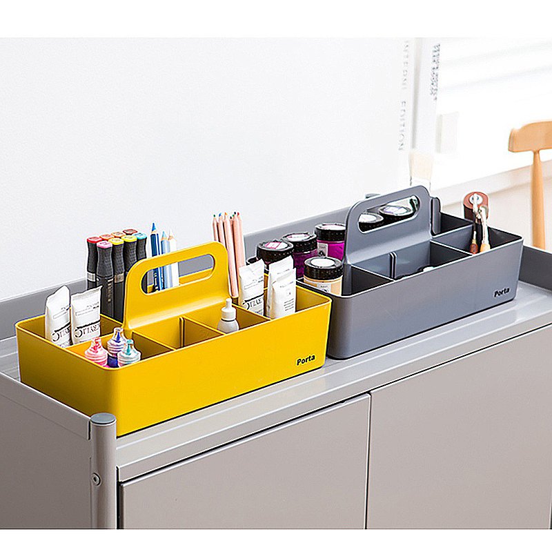 Litem | Portable | Stackable | Porta Organizer | Ivory|For Office Home & Kitchen