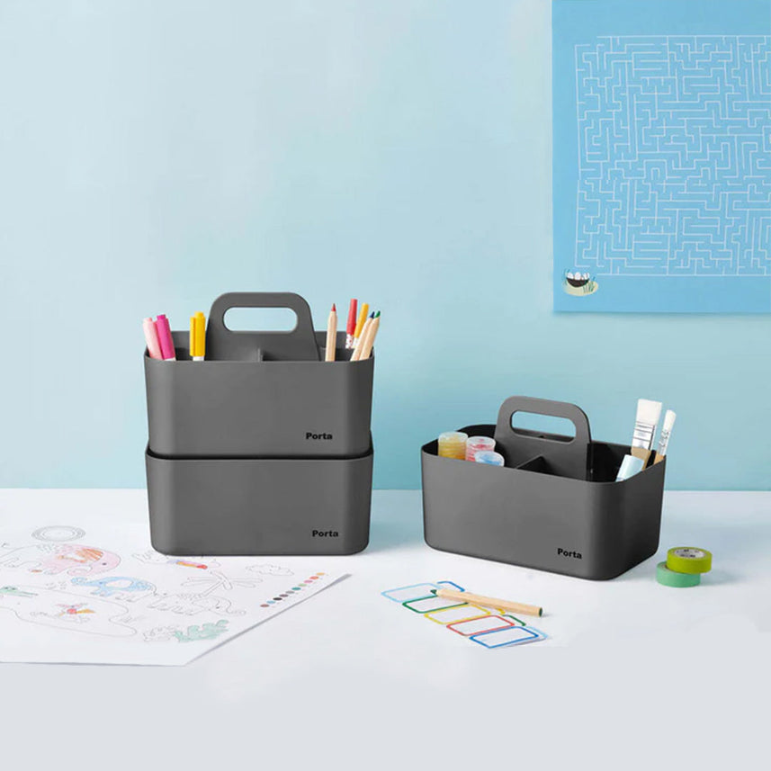 Litem | Portable | Stackable | Organizer | Yellow |Porta Compact |For Office Home & Kitchen