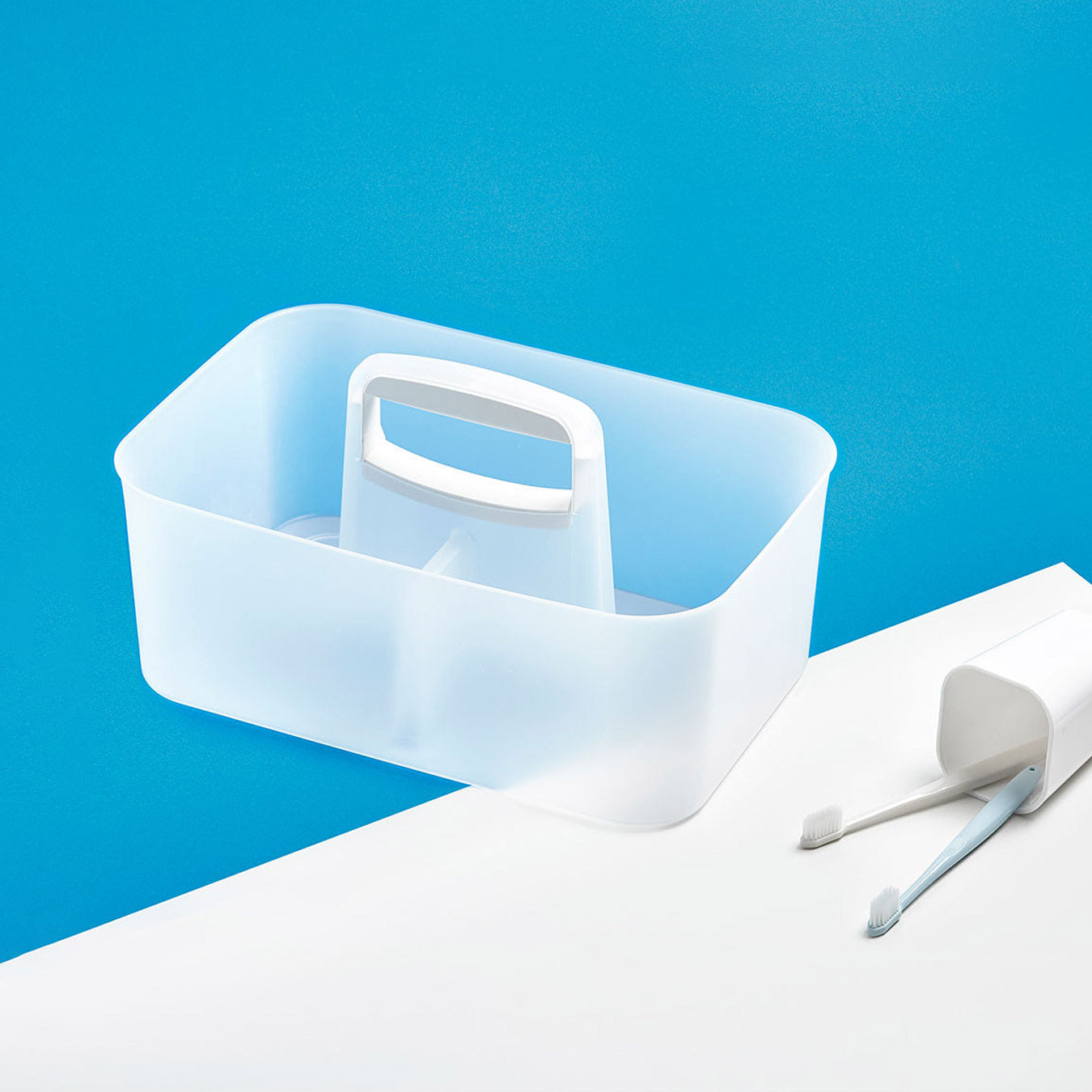 Litem | Portable Storage Organiser | Smog & Ivory | Porta Grande | For Office Home & Kitchen