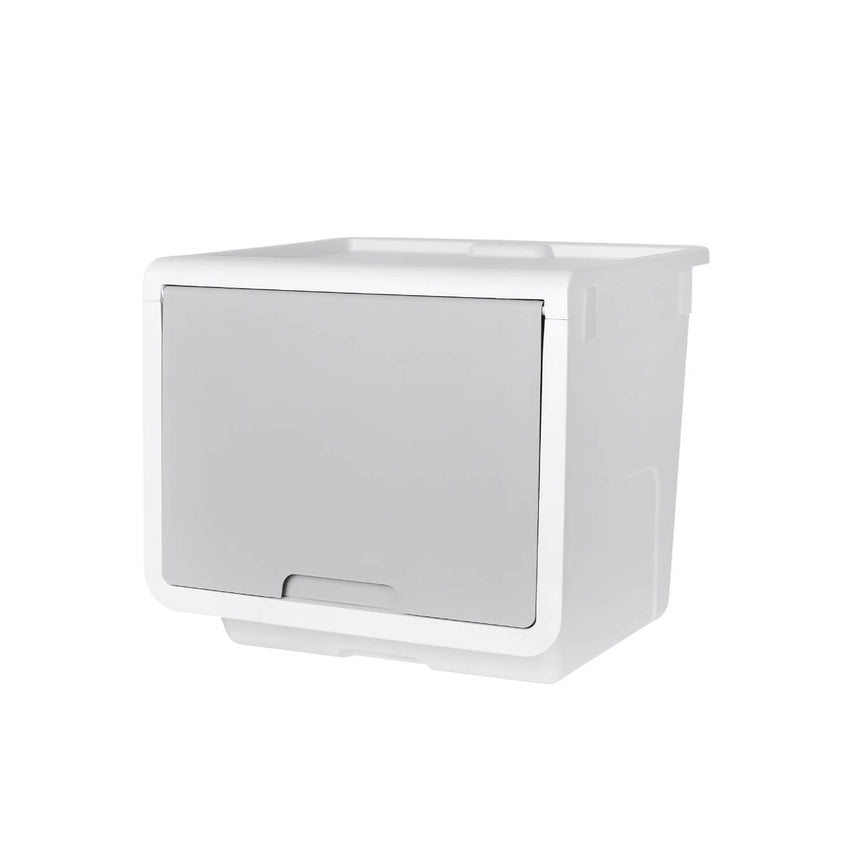 Litem | Multi Utility Storage  Box |Organizer  | Cool Grey | Roomax Cube Plus | For Office & Home