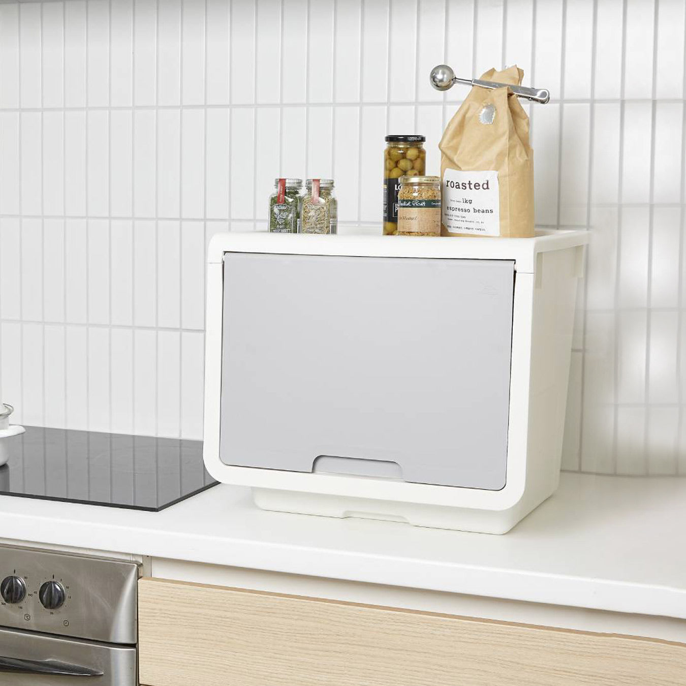 Litem | Multi Utility Storage  Box |Organizer  | Cool Grey | Roomax Cube Plus | For Office & Home