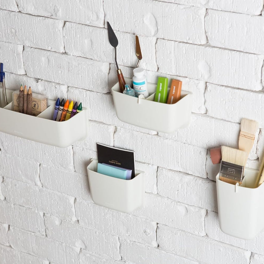 Litem | Wall Mounted | Organizer | White | Myroom | For Office Home & Kitchen - penpencilink