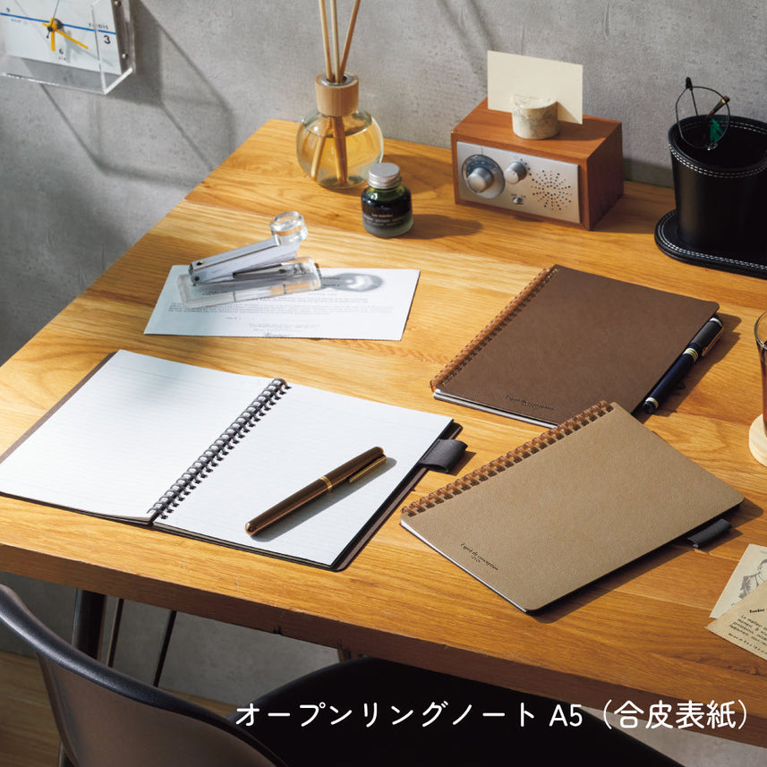 [Sold out] LIHIT LAB Lucky Bag Open Ring Notebook (Synthetic Leather Cover) A5