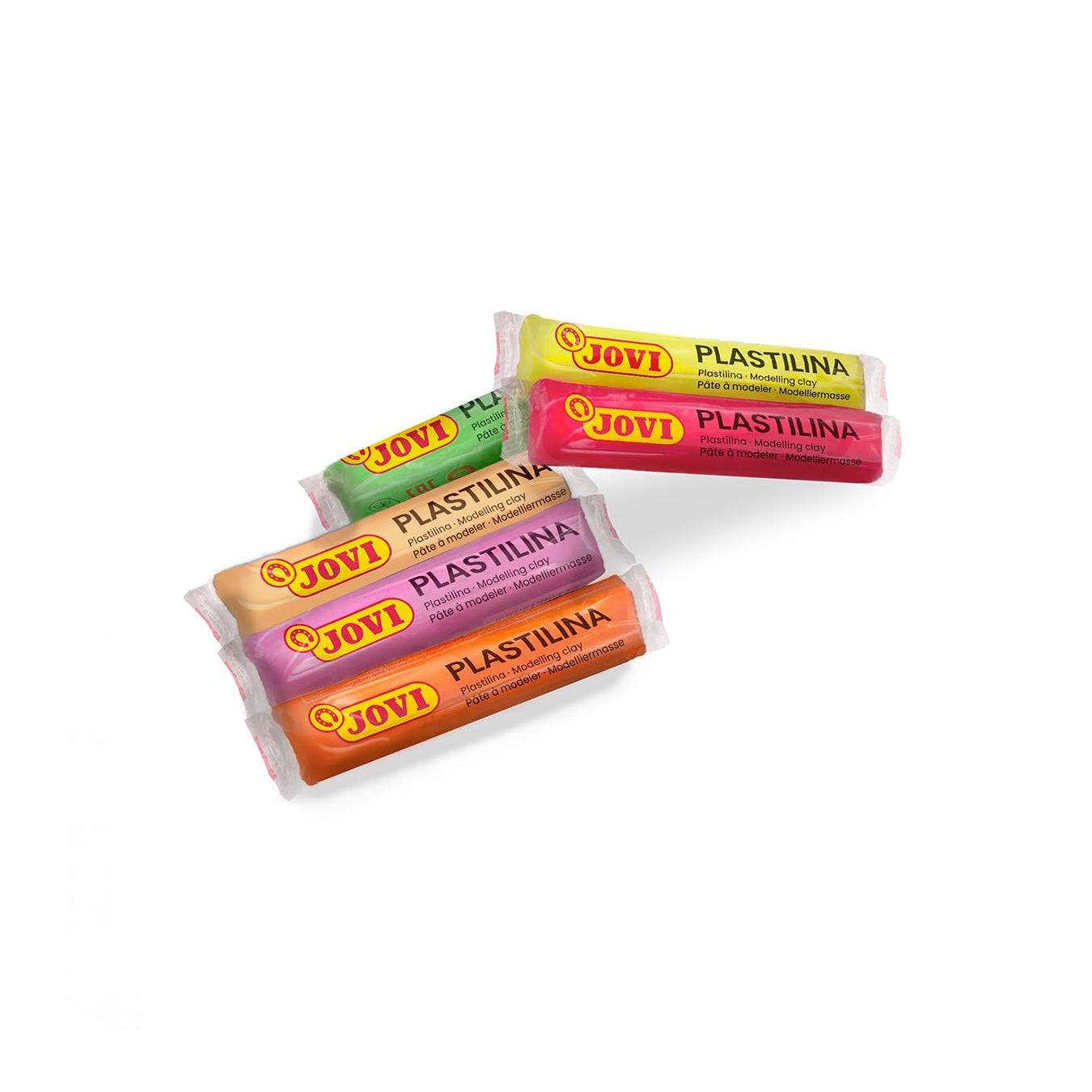 Jovi | Modeling Clay | Neon Colors | 0.50 Oz | Bars | Set of 6 | Arts and Craft