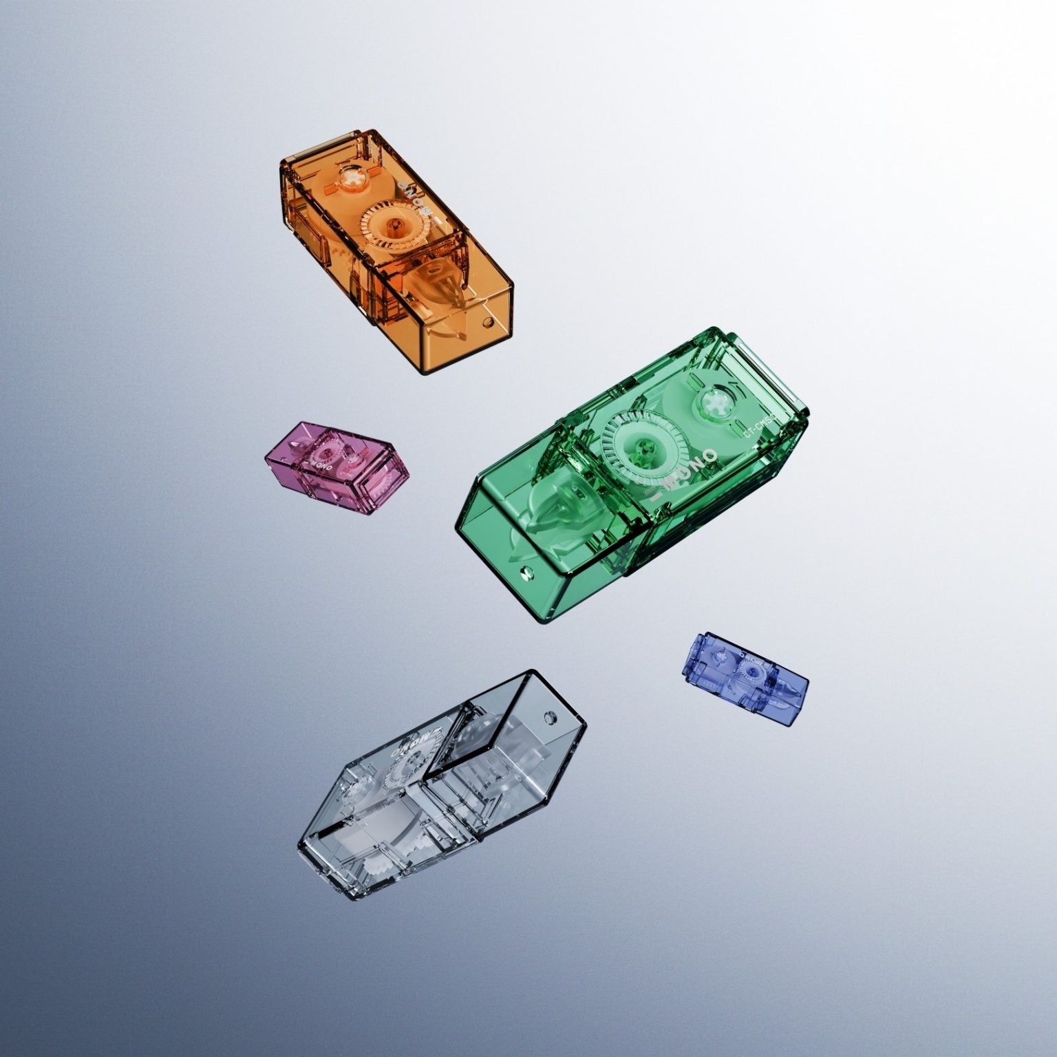 Tombow | Correction Tape | 4m | Mono Pocket | Skeleton Colors | Non-Refillable | 5mm | CT-CM5C