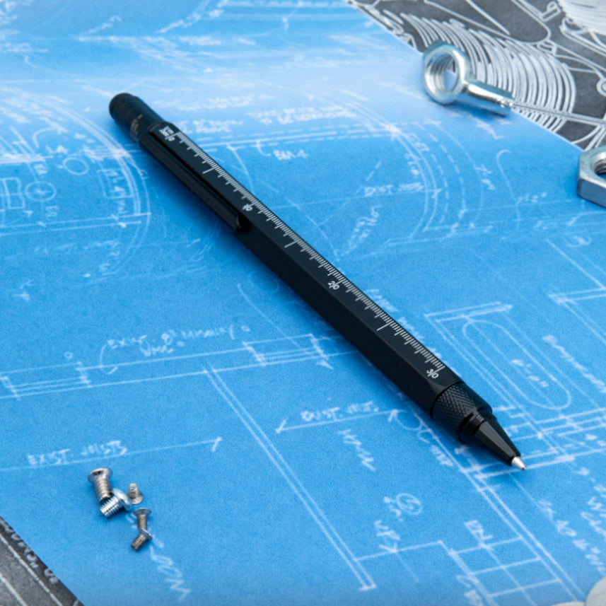Monteverde 9 Function Tool Ball Pen - Black BT - penpencilink