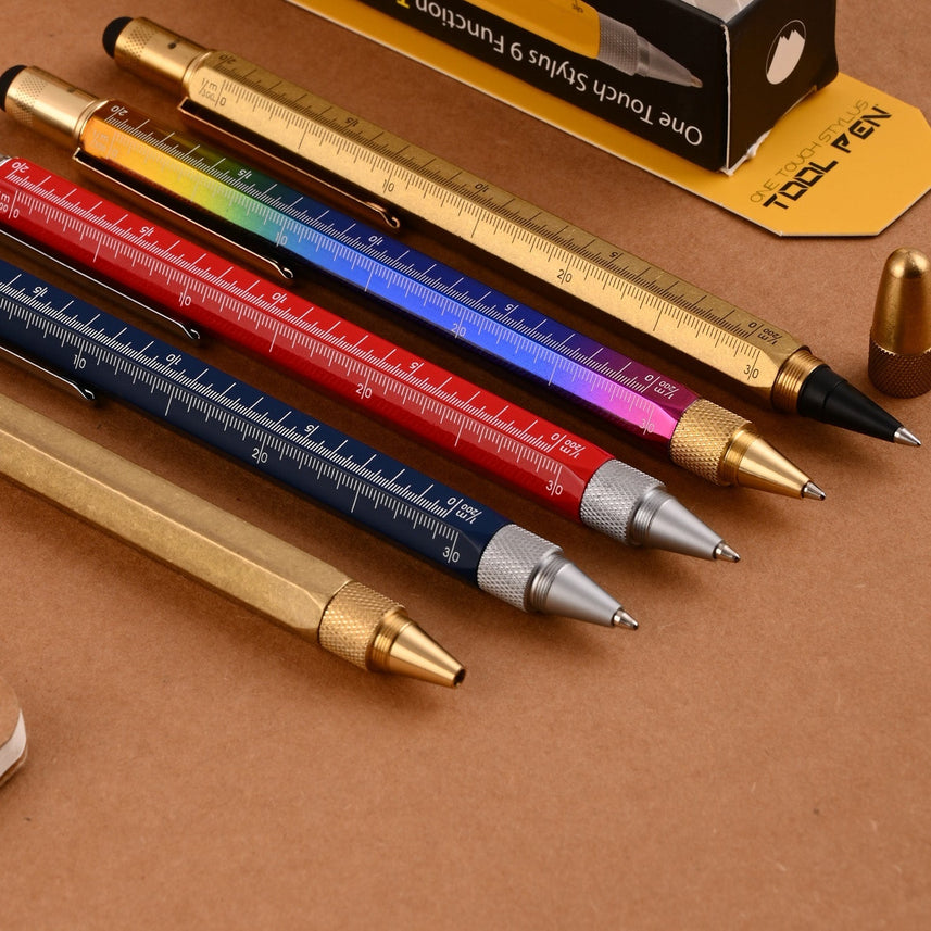 Monteverde 9 Function Tool Ball Pen - Navy Blue CT - penpencilink