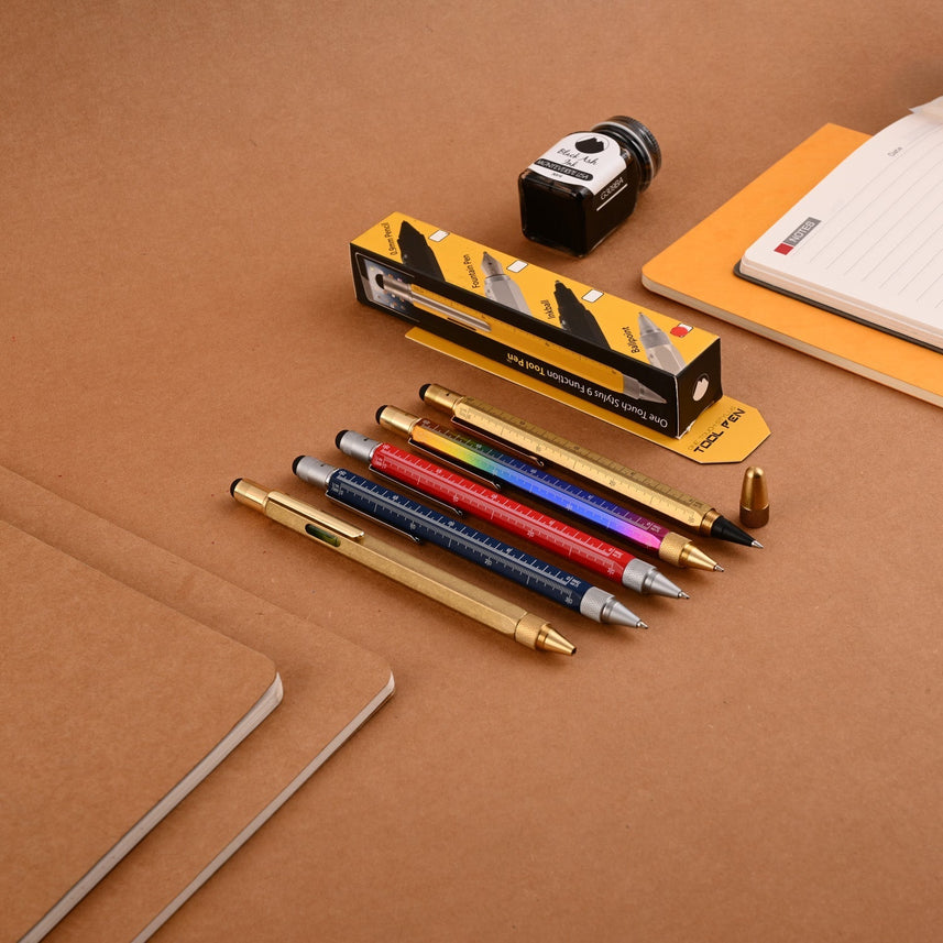 Monteverde 9 Function Tool Ball Pen - Navy Blue CT - penpencilink