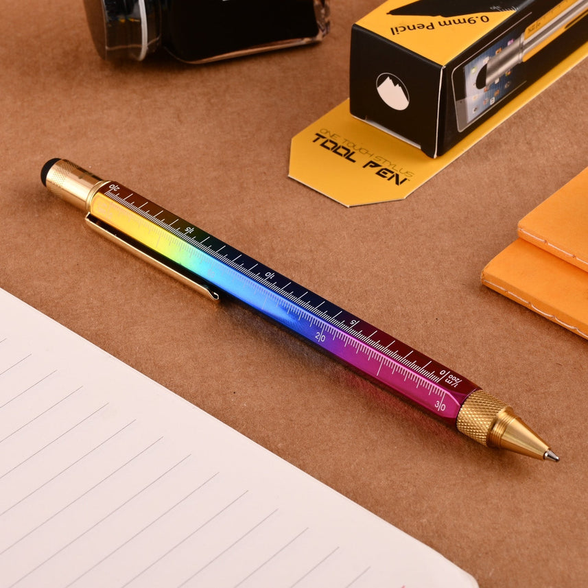 Monteverde 9 Function Tool Ball Pen - Rainbow GT - penpencilink
