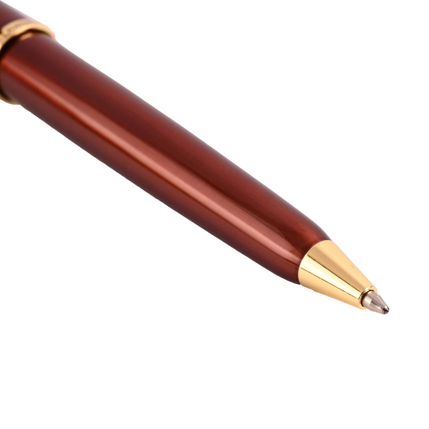 Monteverde Aldo Domani Ball Pen - Brown GT - penpencilink