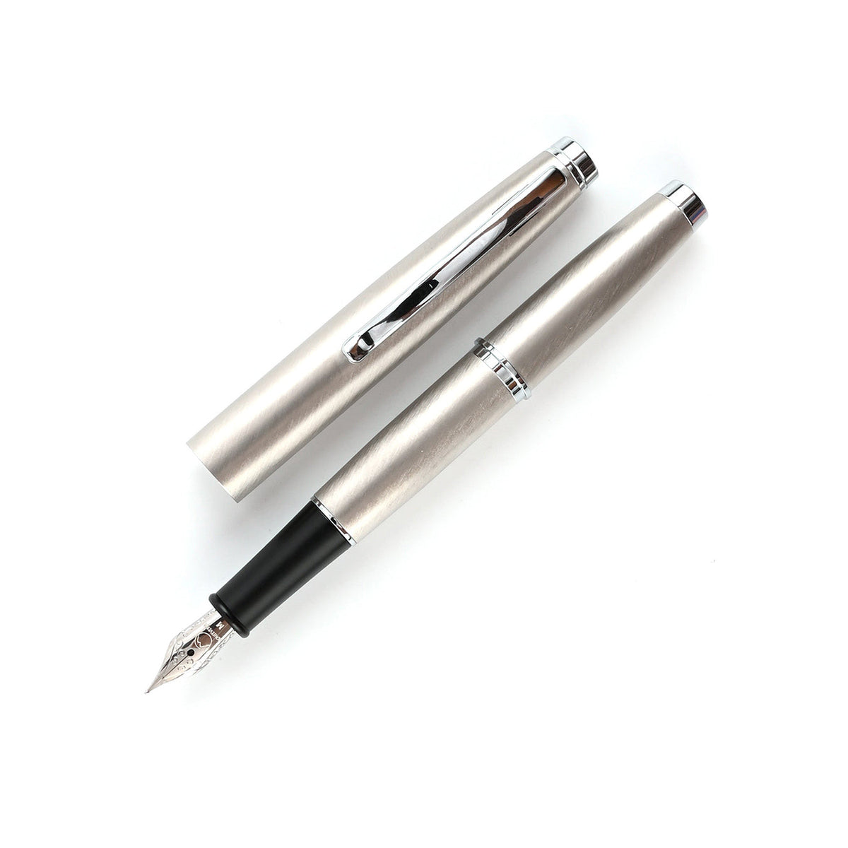 Monteverde Dakota Fountain Pen - Stainless Steel CT