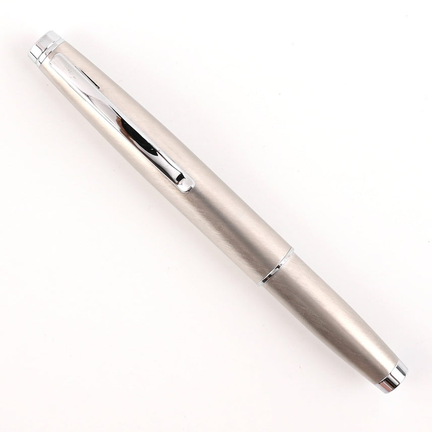 Monteverde Dakota Fountain Pen - Stainless Steel CT - penpencilink
