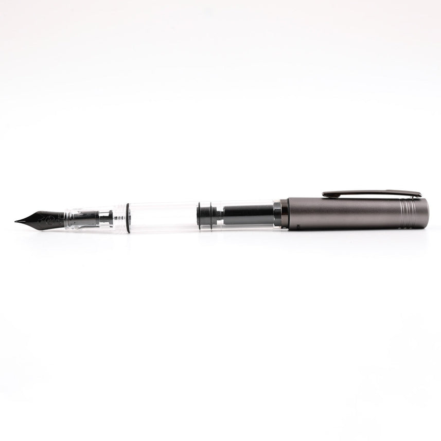 Monteverde MP1 Fountain Pen - Coal Grey PVD - penpencilink