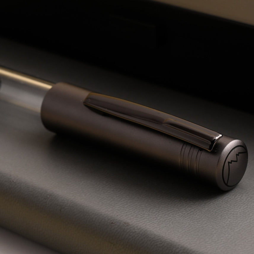 Monteverde MP1 Fountain Pen - Coal Grey PVD - penpencilink