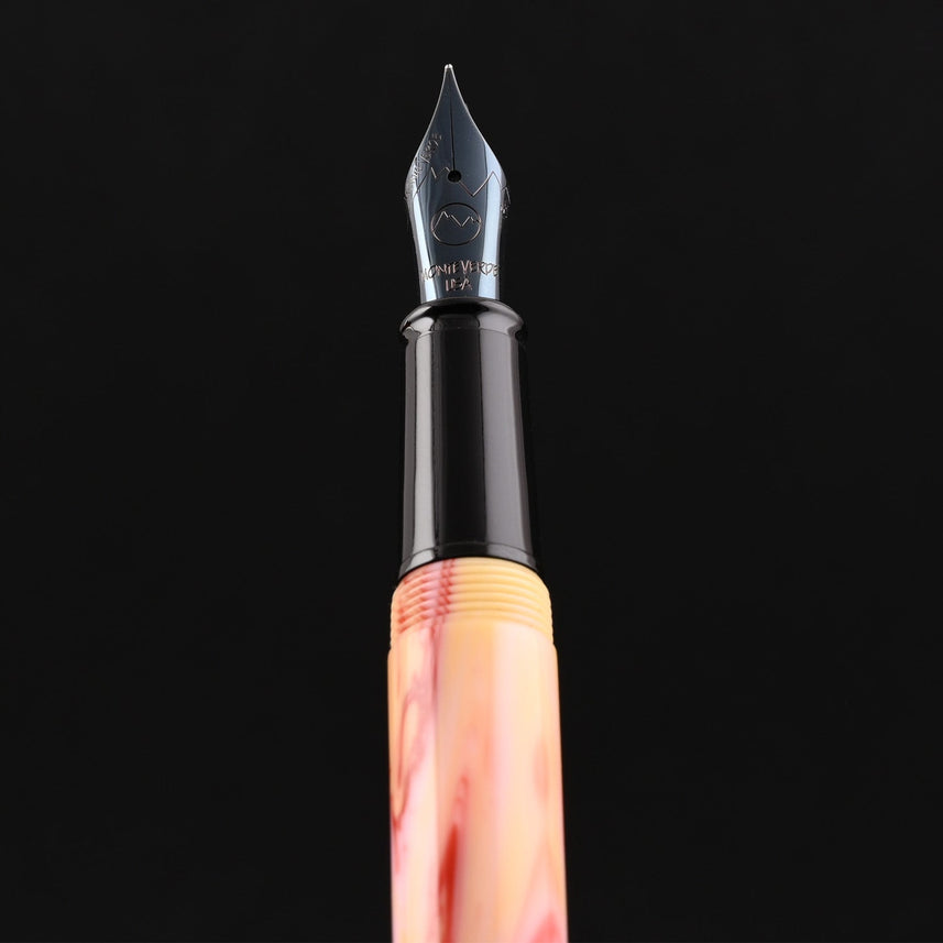 Monteverde Prima Fountain Pen - Red Swirl BT - penpencilink