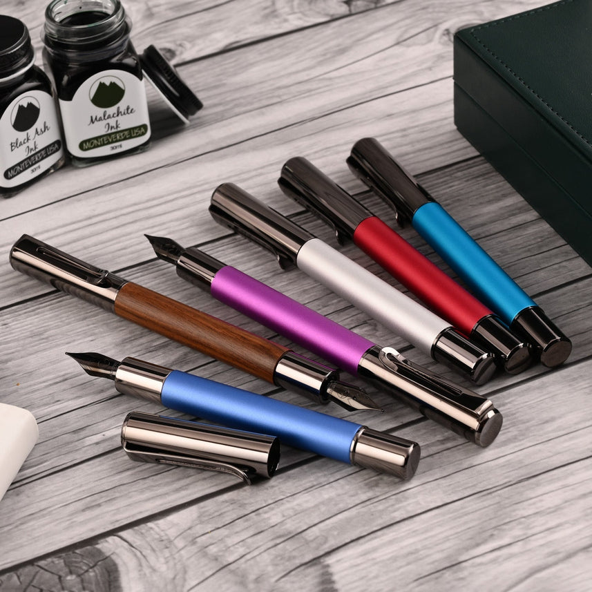 Monteverde Ritma Fountain Pen - Red - penpencilink
