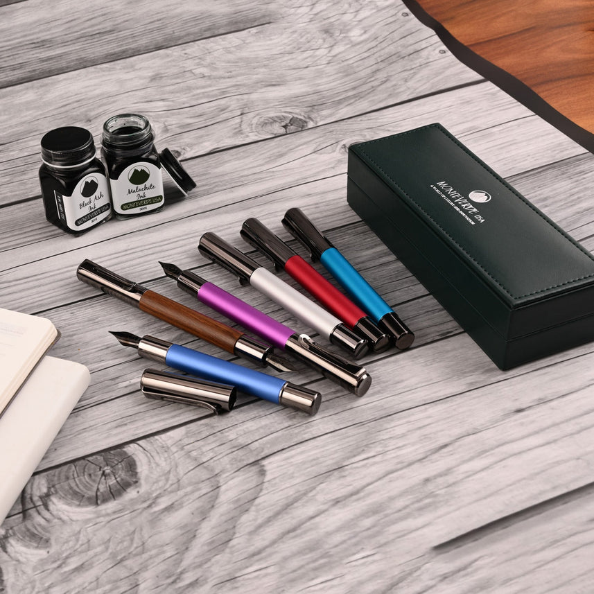 Monteverde Ritma Fountain Pen - Walnut RT - penpencilink