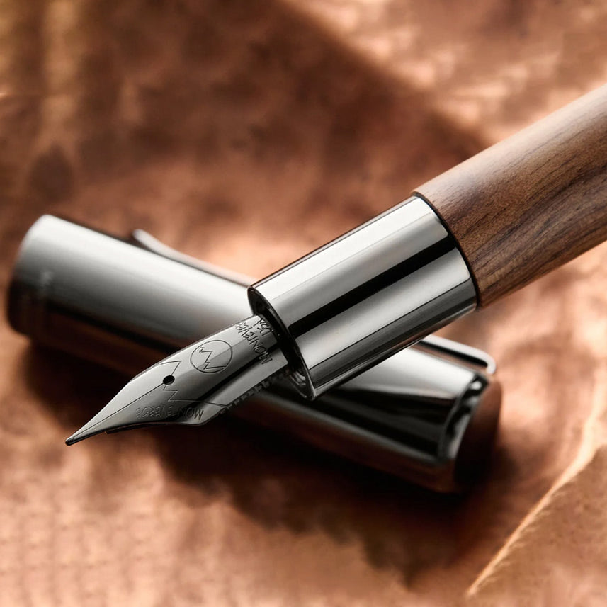 Monteverde Ritma Fountain Pen - Walnut RT - penpencilink