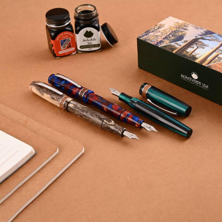 Monteverde Trees of the World Fountain Pen - Dragon Tree CT - penpencilink