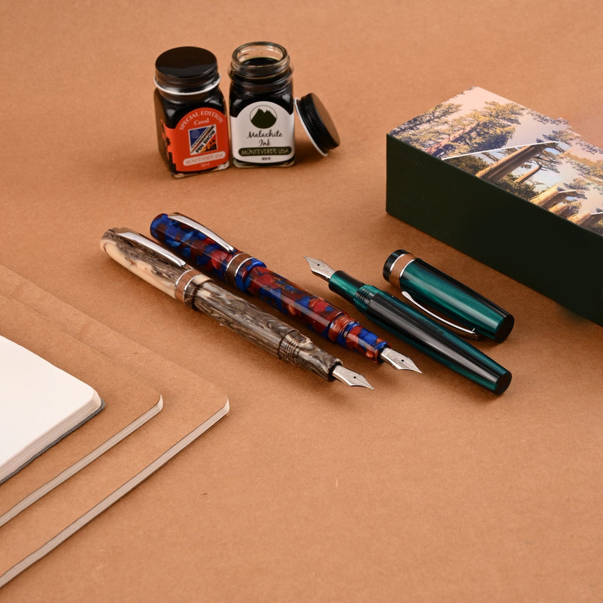 Monteverde Trees of the World Fountain Pen - Dragon Tree CT - penpencilink