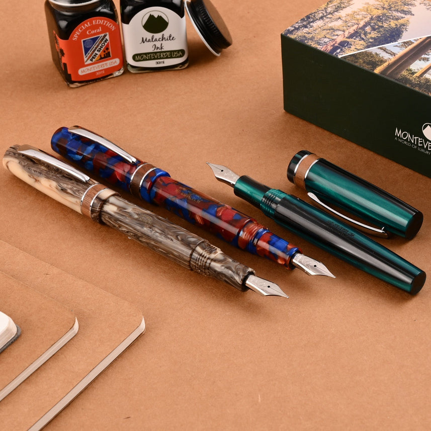 Monteverde Trees of the World Fountain Pen - Dragon Tree CT - penpencilink