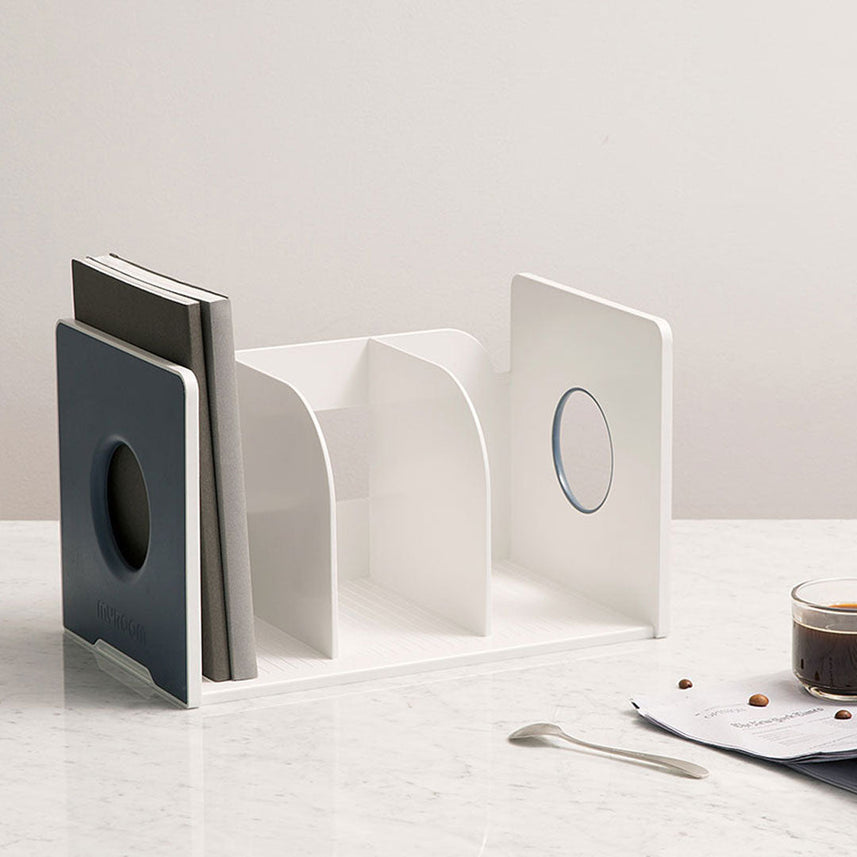 Litem | Book Rack with  3 Compartments | Organiser | Navy | My Room