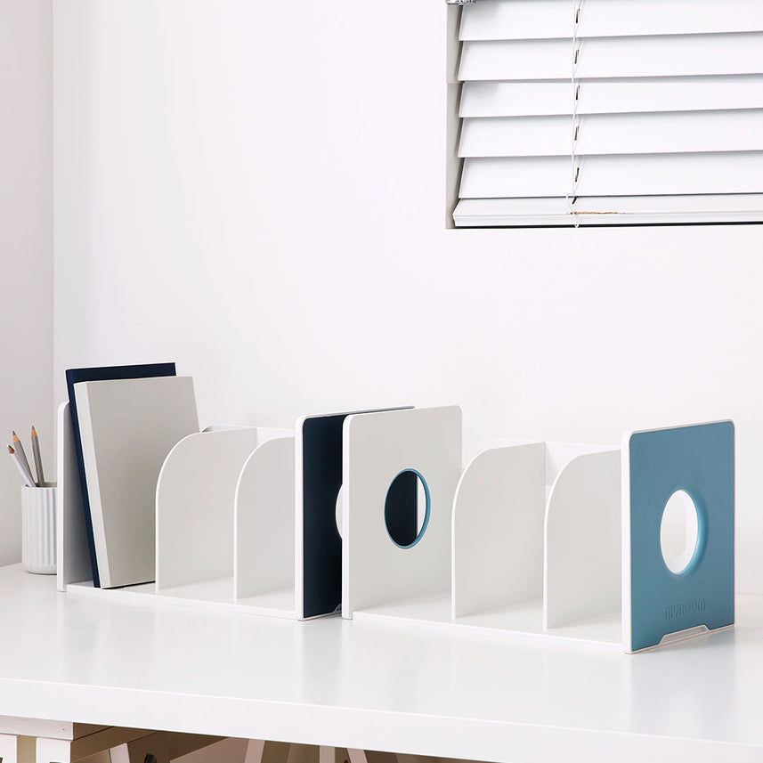 Litem Book Rack with 3 Compartments My Room - Navy