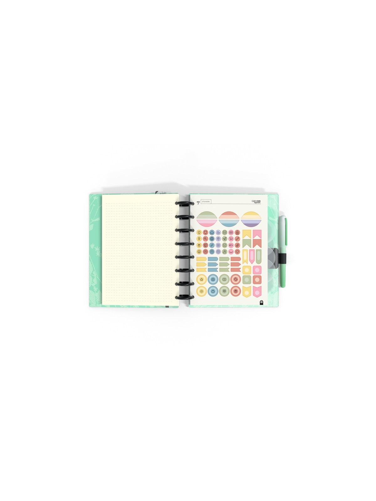 Carchivo Ingeniox My Planner Edit A5 - Green