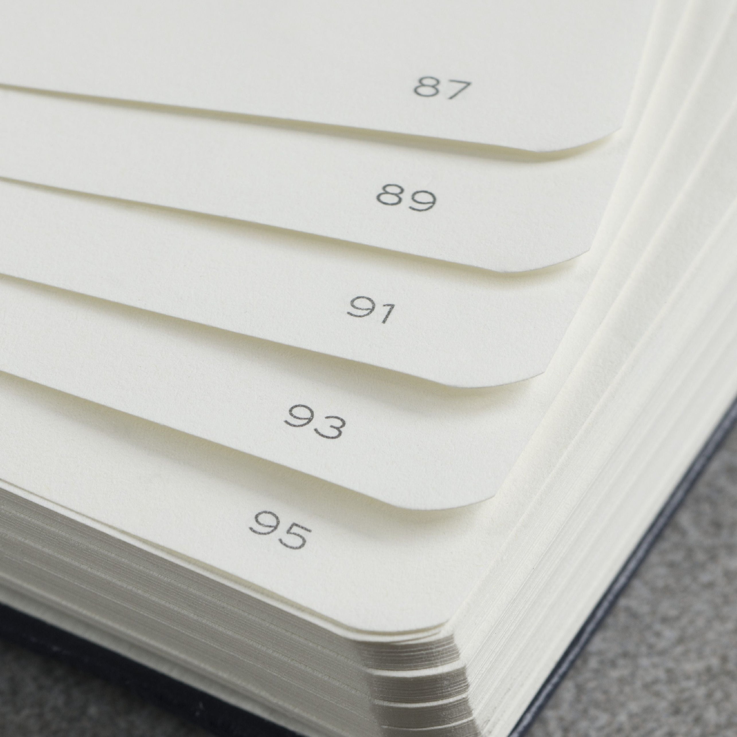 LEUCHTTURM1917 Master Slim Hardcover Notebook (A4+), Plain, 123 Pages - Navy