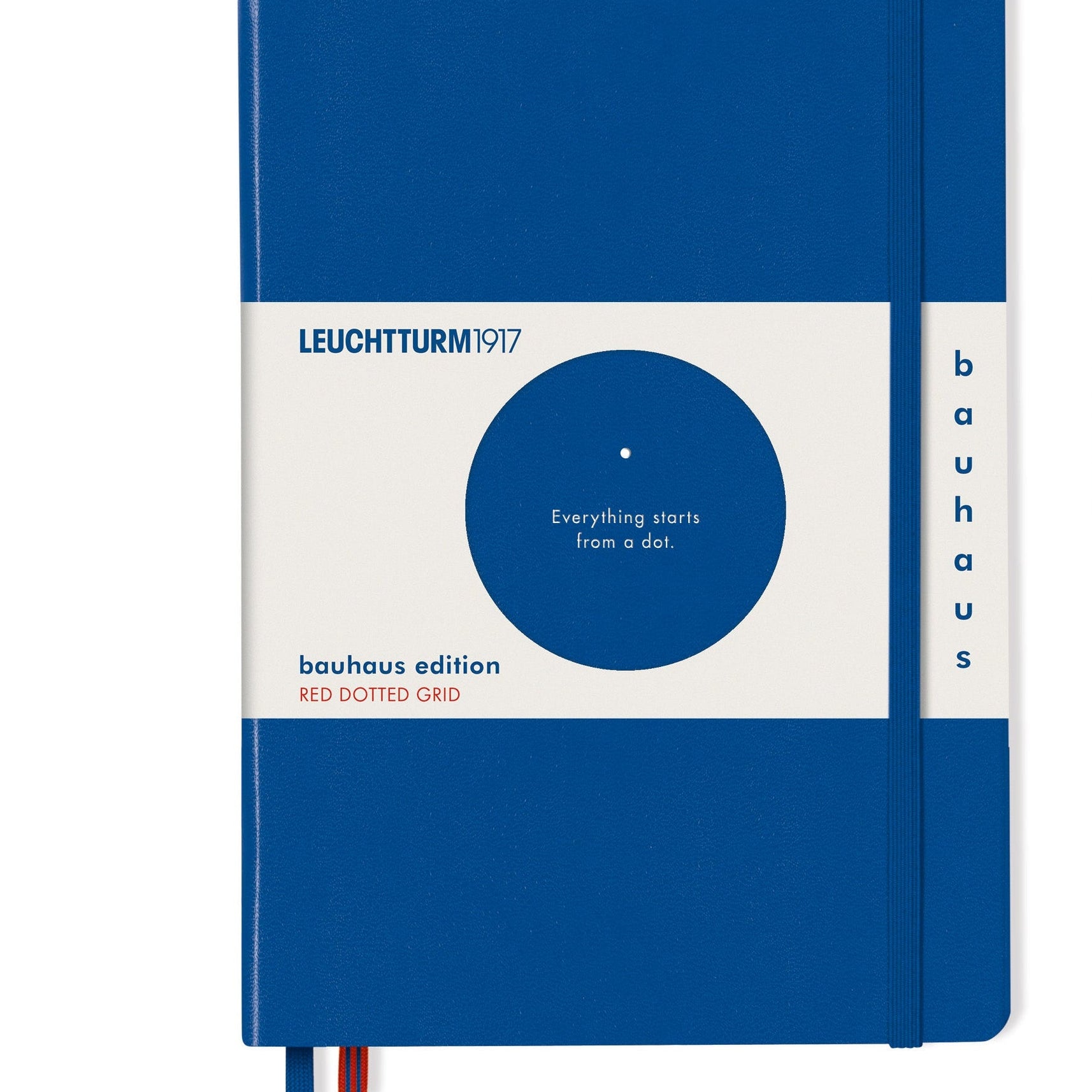 LEUCHTTURM1917 Bauhaus Edition Hardcover Notebook Medium (A5), Dotted, 251 Pages - Royal Blue