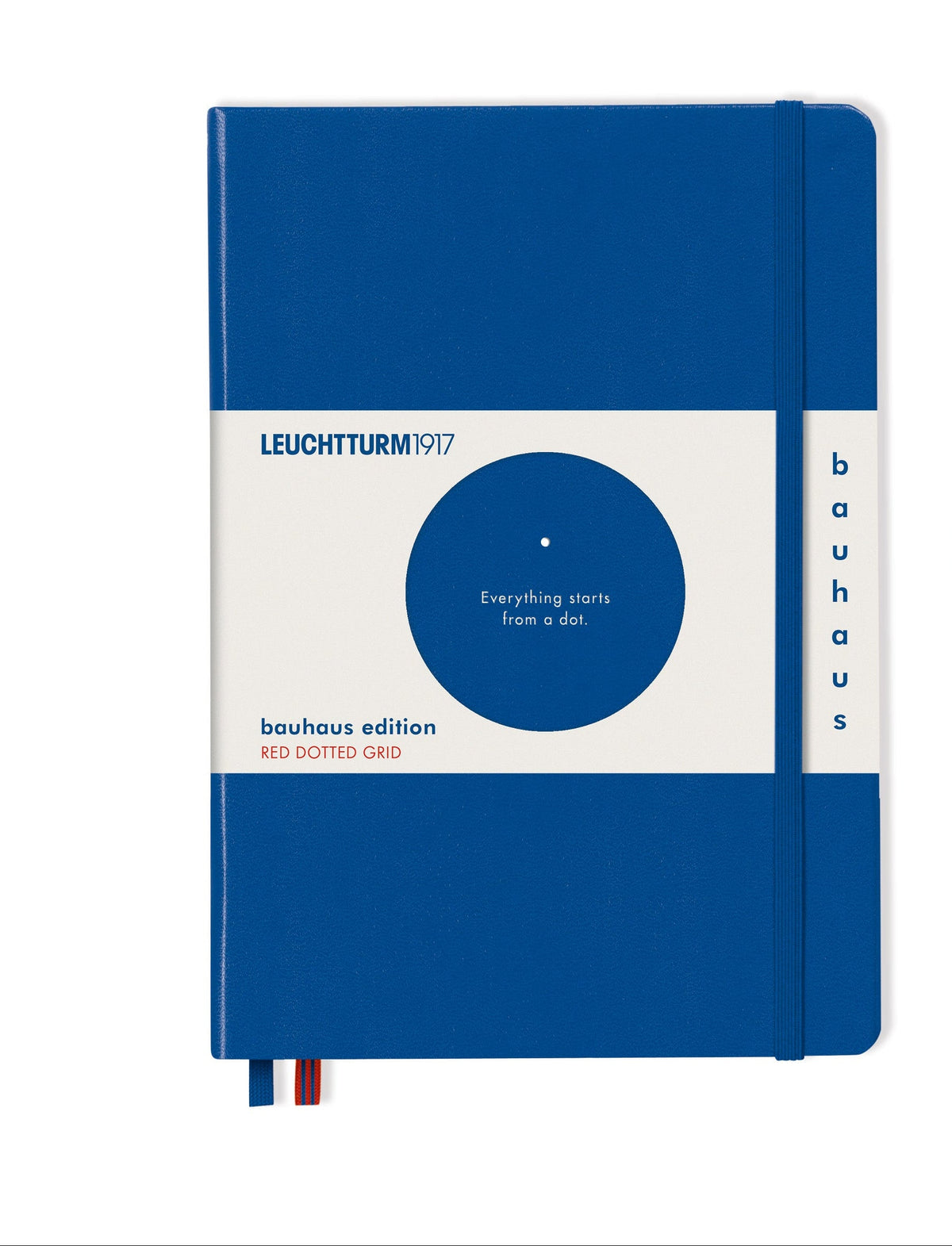 LEUCHTTURM1917 Bauhaus Edition Hardcover Notebook Medium (A5), Dotted, 251 Pages - Royal Blue