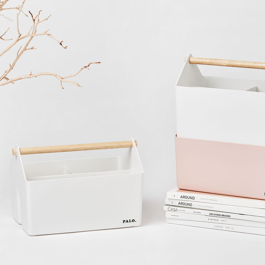 Litem | Multi Utility Storage Basket | Pink |  Palo | For Office Home & Kitchen