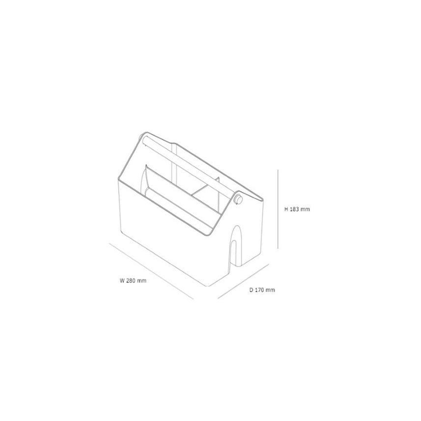 Litem | Multi Utility Storage Basket | Ivory |  Palo | For Office Home & Kitchen