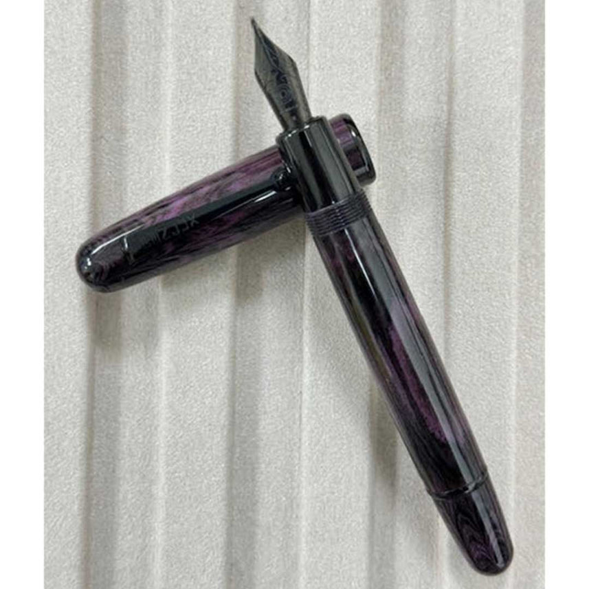 Penlux | Elite | Select Ebonite | Fountain Pen | Purple Black
