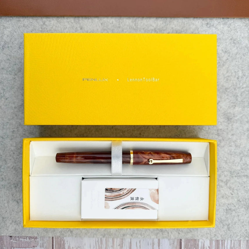 Penlux | Fountain Pen | Concerto | Amber GT - penpencilink