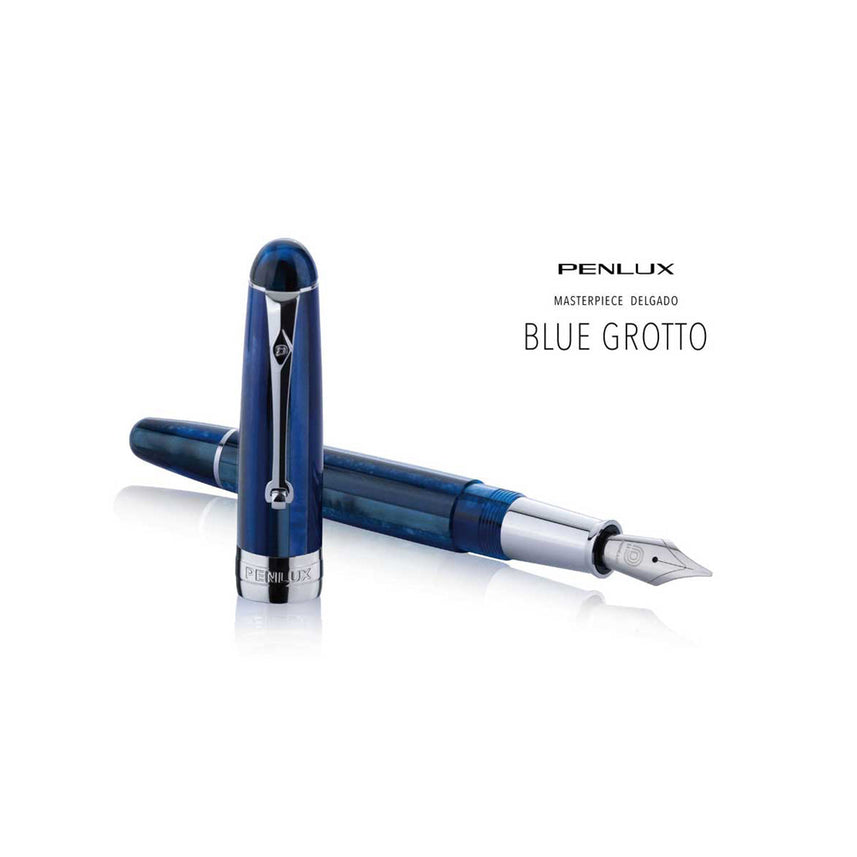 Penlux Masterpiece Delgado Blue Grotto Fountain Pen