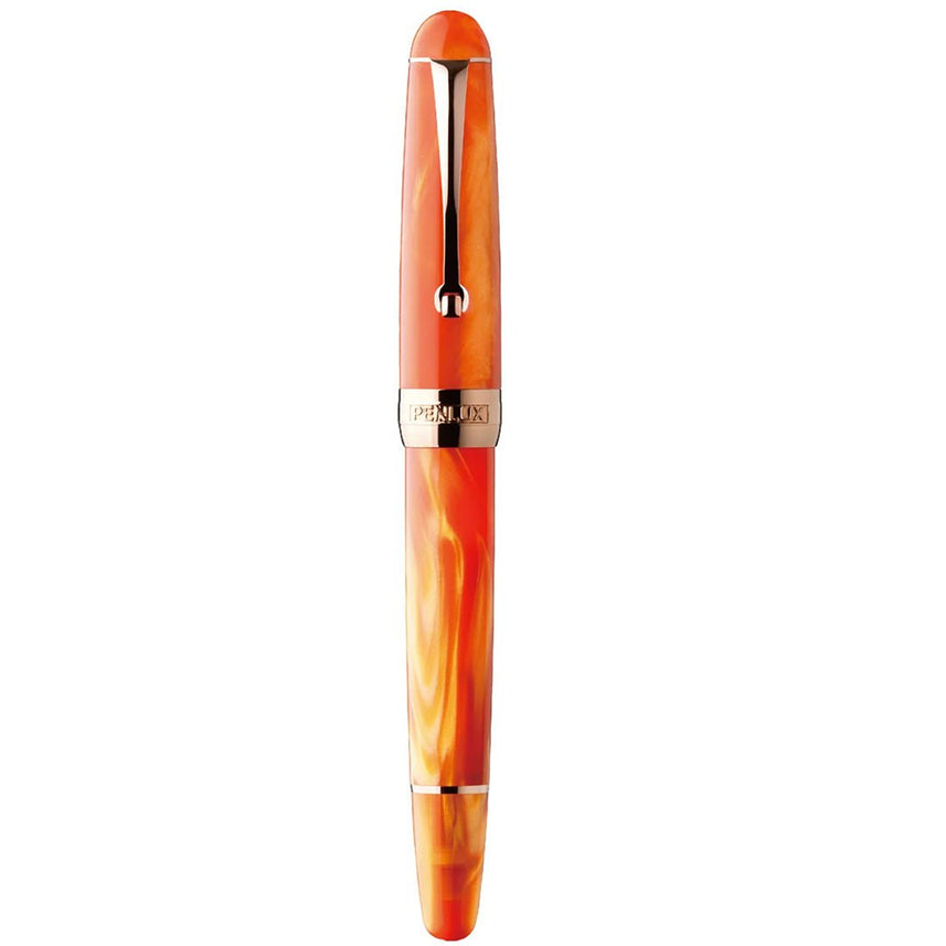 Penlux | Fountain Pen | Delgado | Tangerine - penpencilink